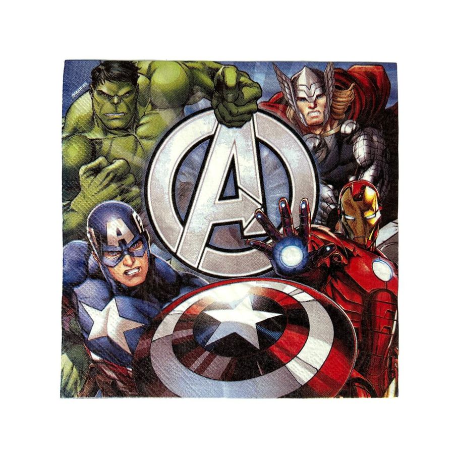 20 Pack Marvel Avengers Napkins