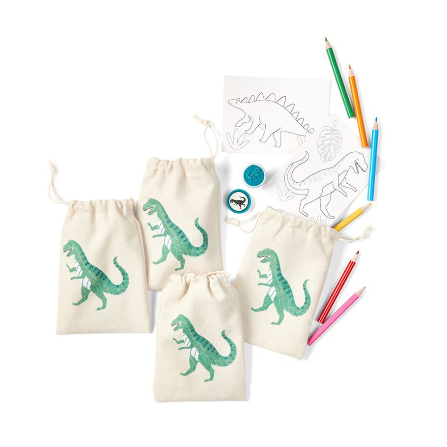 4 Pack Pre-Filled Loot Bags - Dinosaur