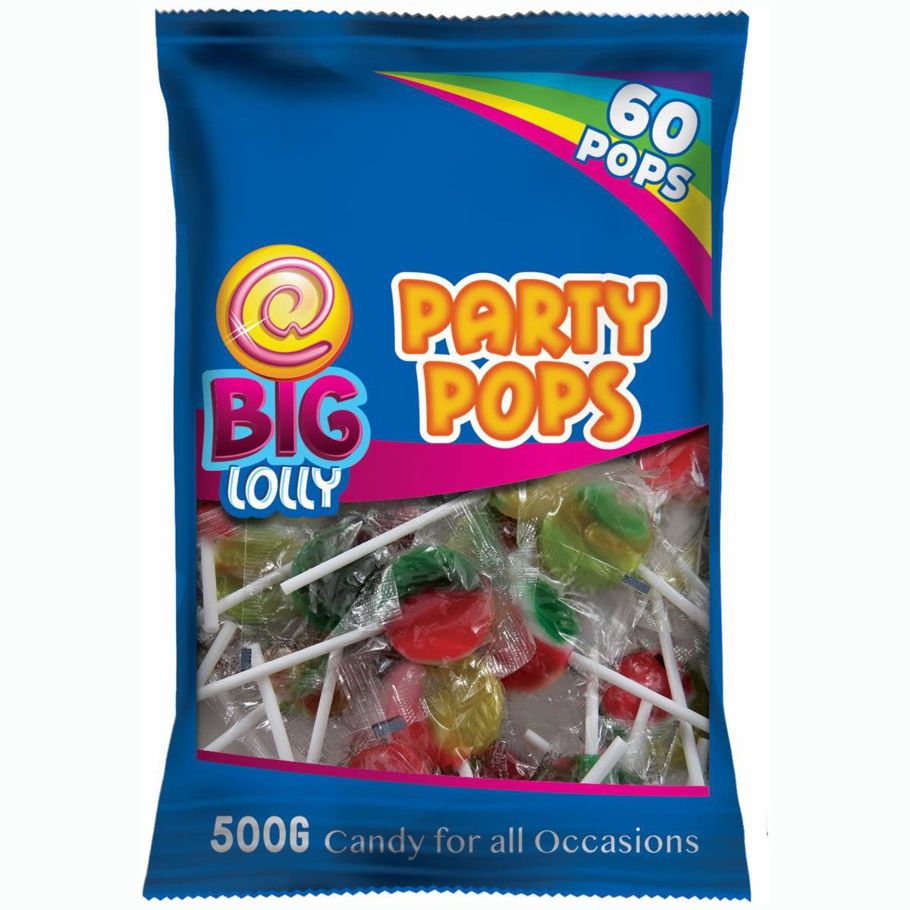 Big Lolly Party Pops 500g