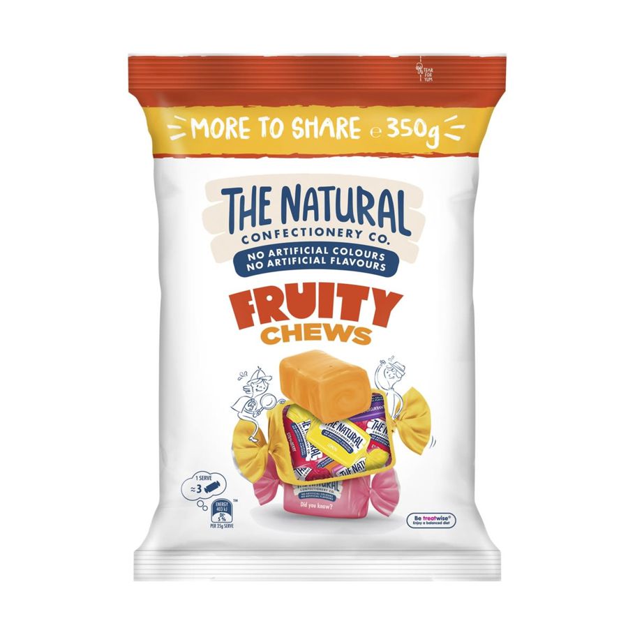 The Natural Confectionery Co. Fruity Chews 350g