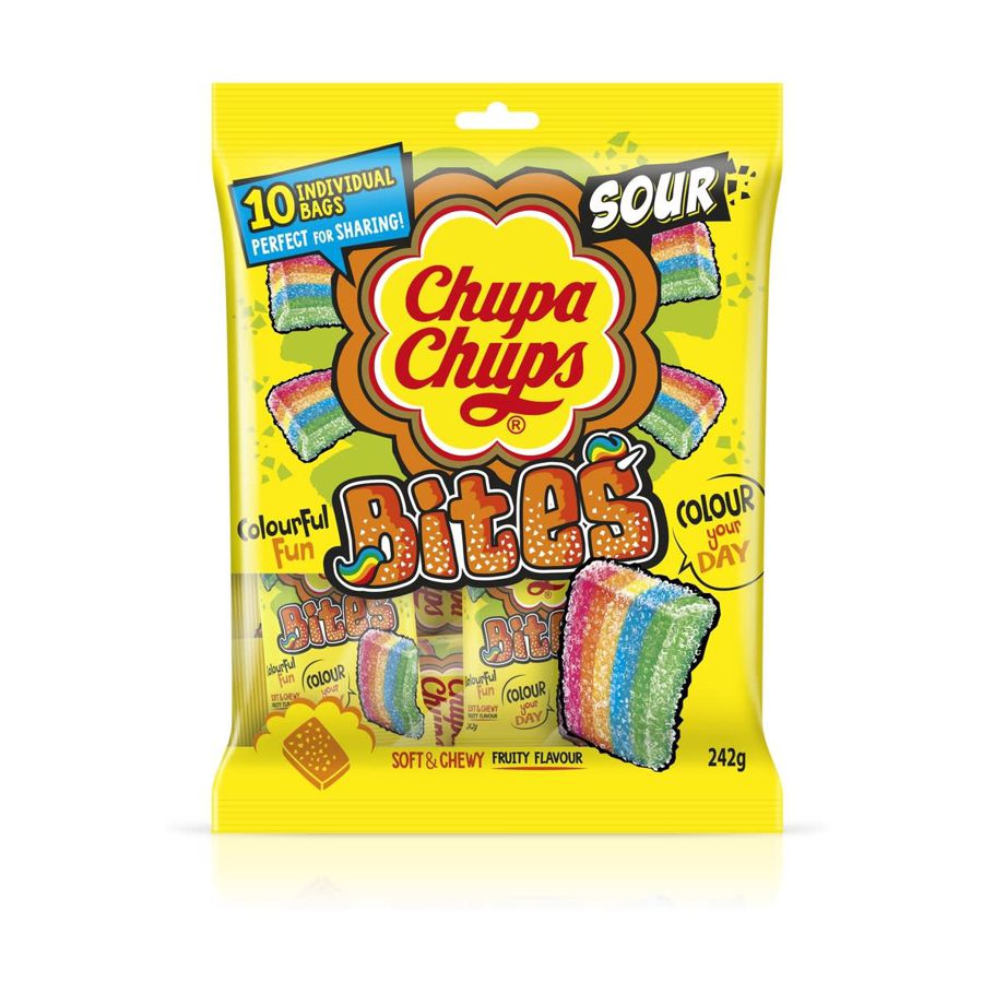 Chupa Chups Sour Bites 242g
