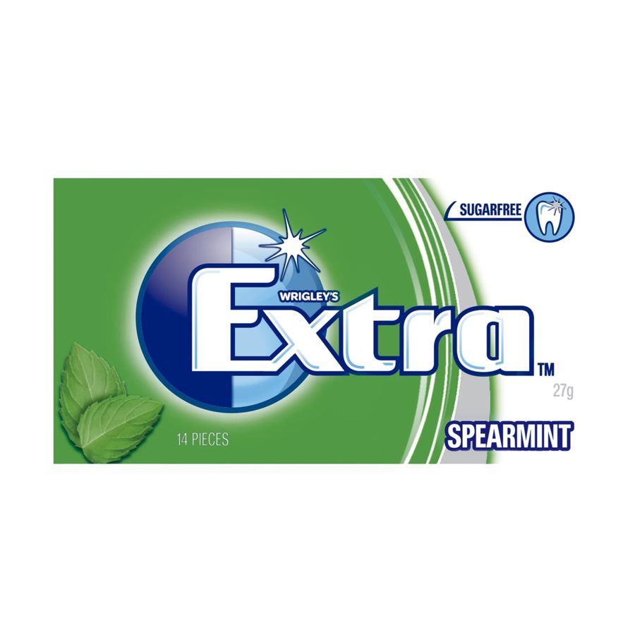 Wrigley's Extra Spearmint Chewing Gum 27g