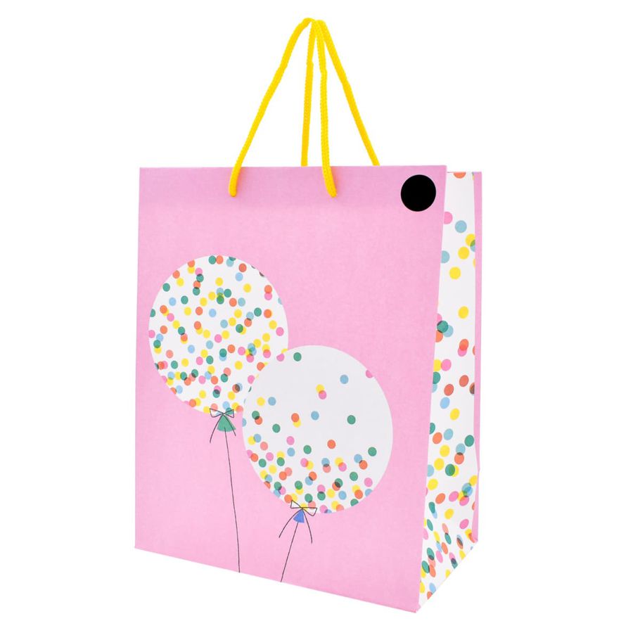 Hallmark Medium Pink Balloons Gift Bag