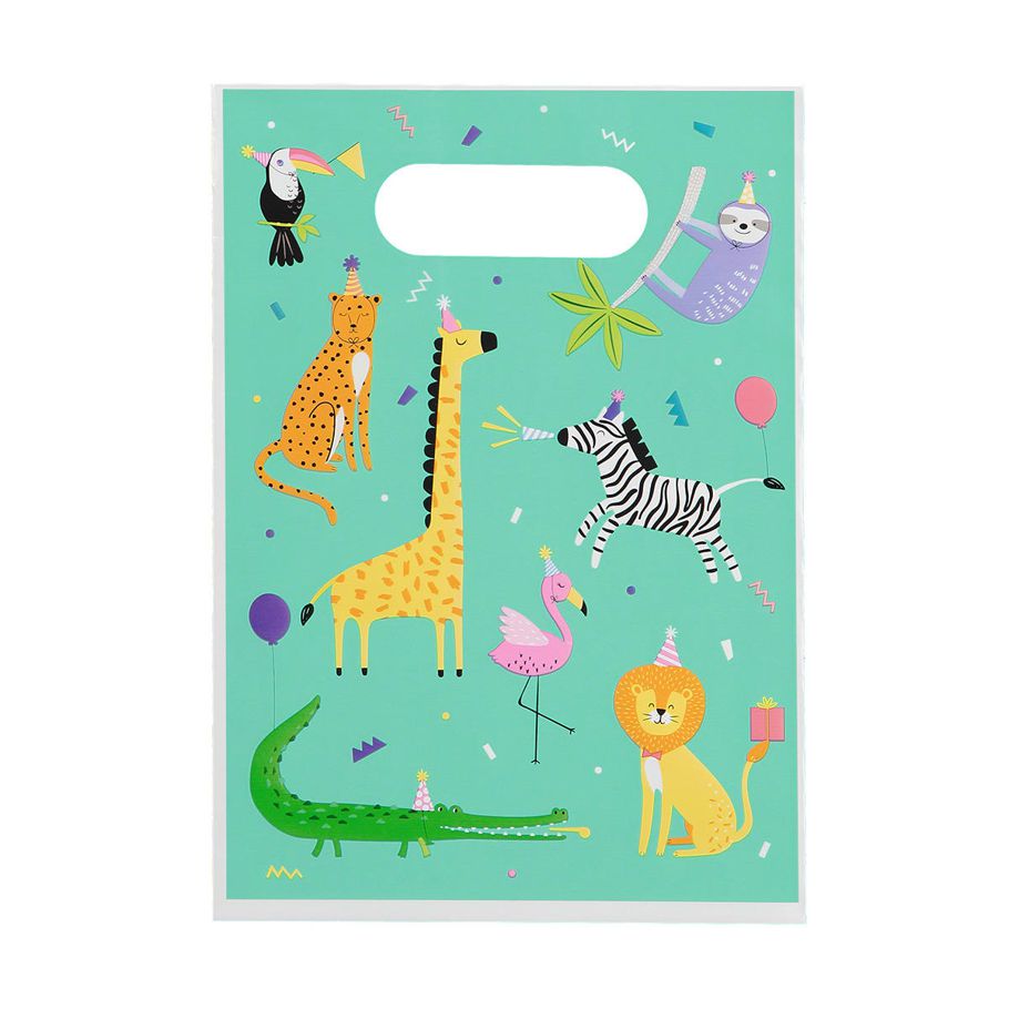 8 Piece Party Animal Loot Bags