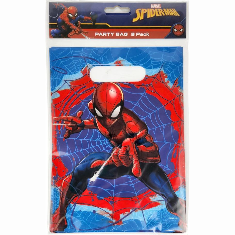 8 Pack Marvel Spider-Man Party Bags