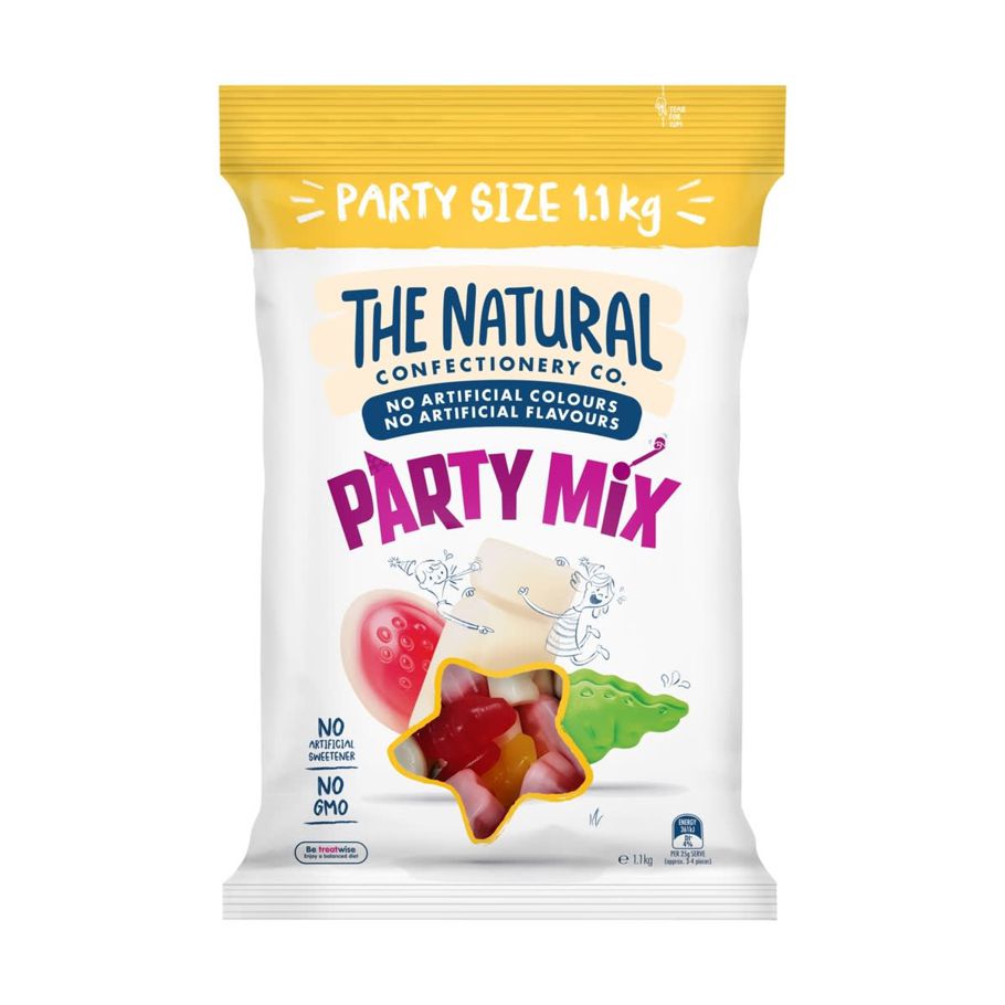 The Natural Confectionery Co. Party Mix 1.1kg