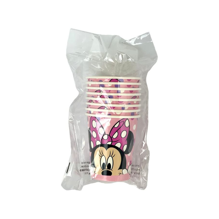 8 Pack Disney Minnie Mouse Paper Cups