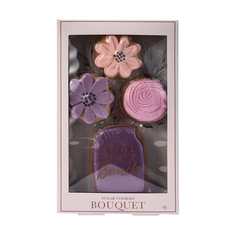 Mothers Day Flower Cookie Bouquet 86g
