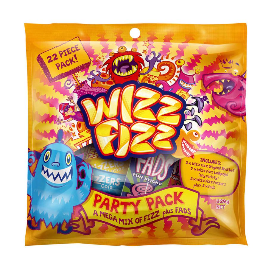 Wizz Fizz Party Pack 229g