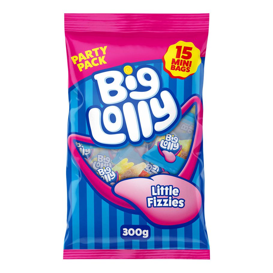 15 Pack Big Lolly Party Pack Mix 300g