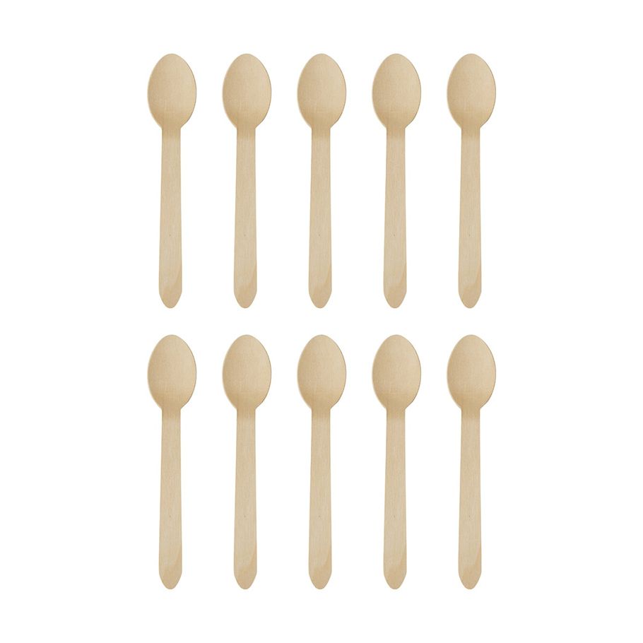 10 Piece Wooden Spoons