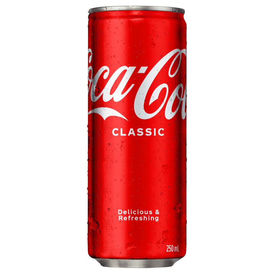 Coca-Cola Classic Soft Drink Can 250ml