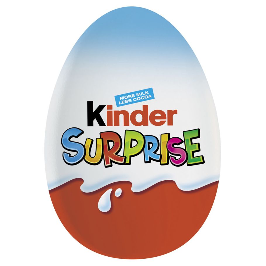 Kinder Surprise Milk Chocolate Egg Blue with Toy 20g