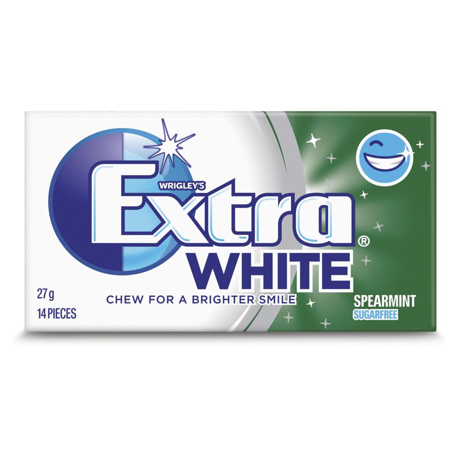 Wrigley's Extra White Spearmint Gum 27g