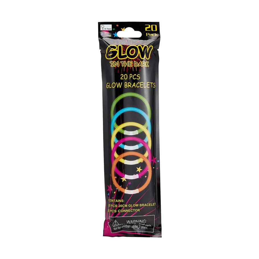20 Pack Glow Bracelets