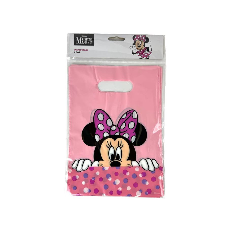 8 Pack Disney Minnie Mouse Party Bags