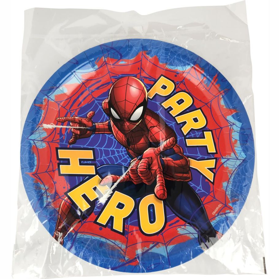 8 Pack Marvel Spider-Man Paper Plates