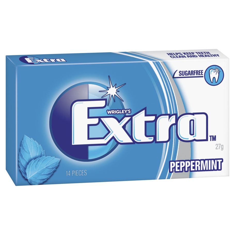 Wrigley's Extra Peppermint Chewing Gum 27g