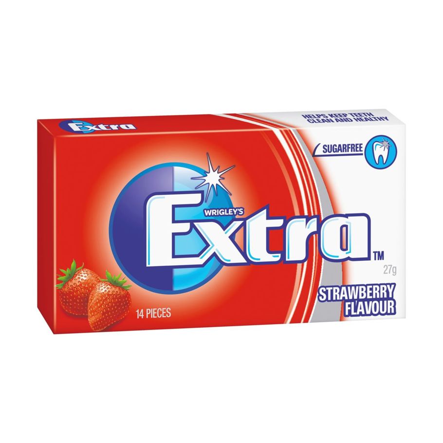 Wrigley's Extra Strawberry Chewing Gum 27g