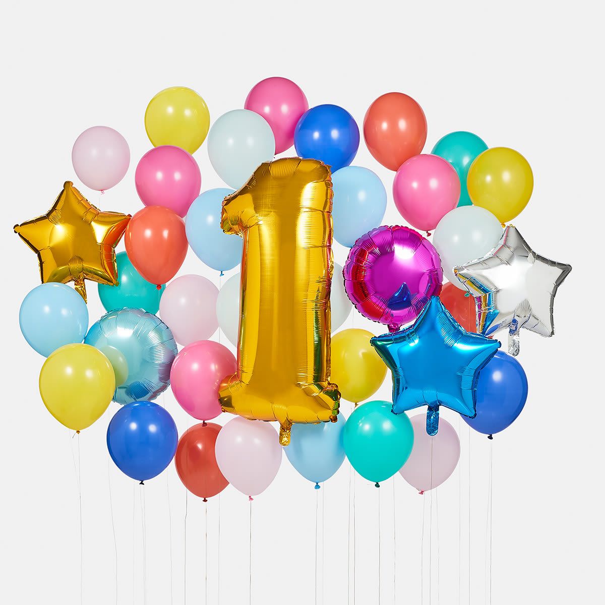 36 Piece 1st Birthday Balloon Pack