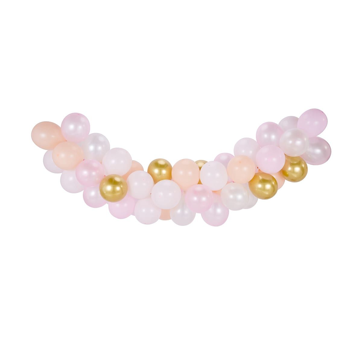 51 Piece Peachy Pink Balloon Garland