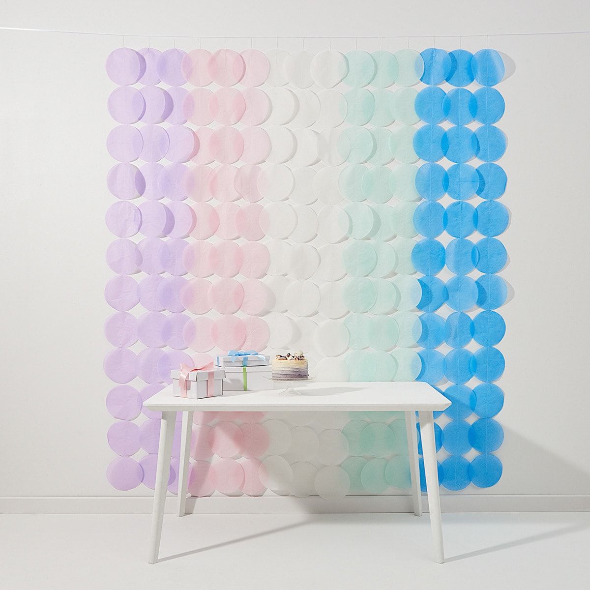 Circle Tissue Paper Backdrop