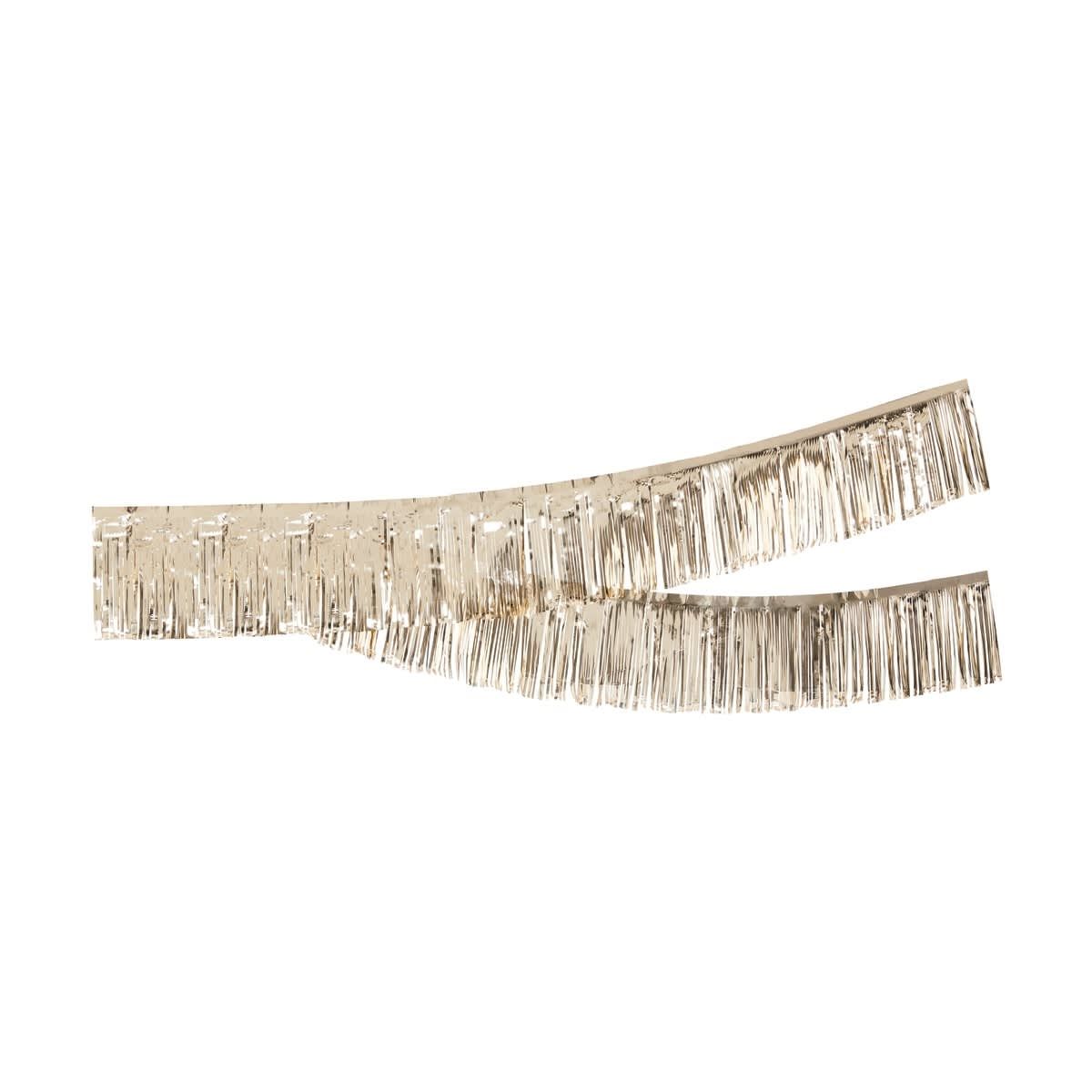 2 Pack Gold Foil Fringe Garland