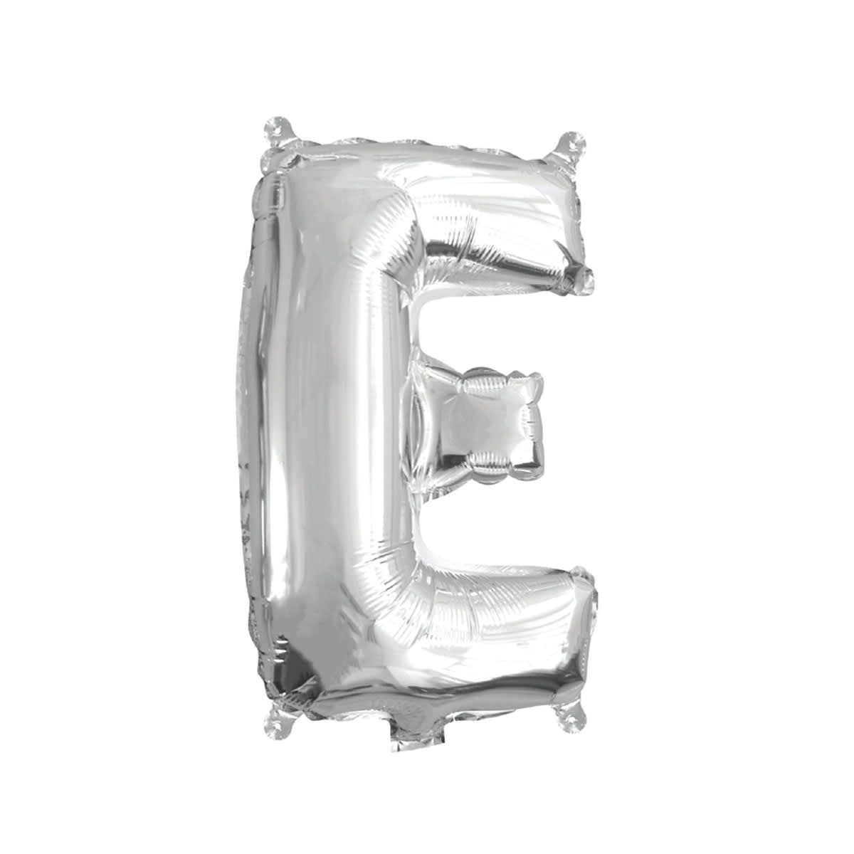Inflated Letter E Foil Balloon