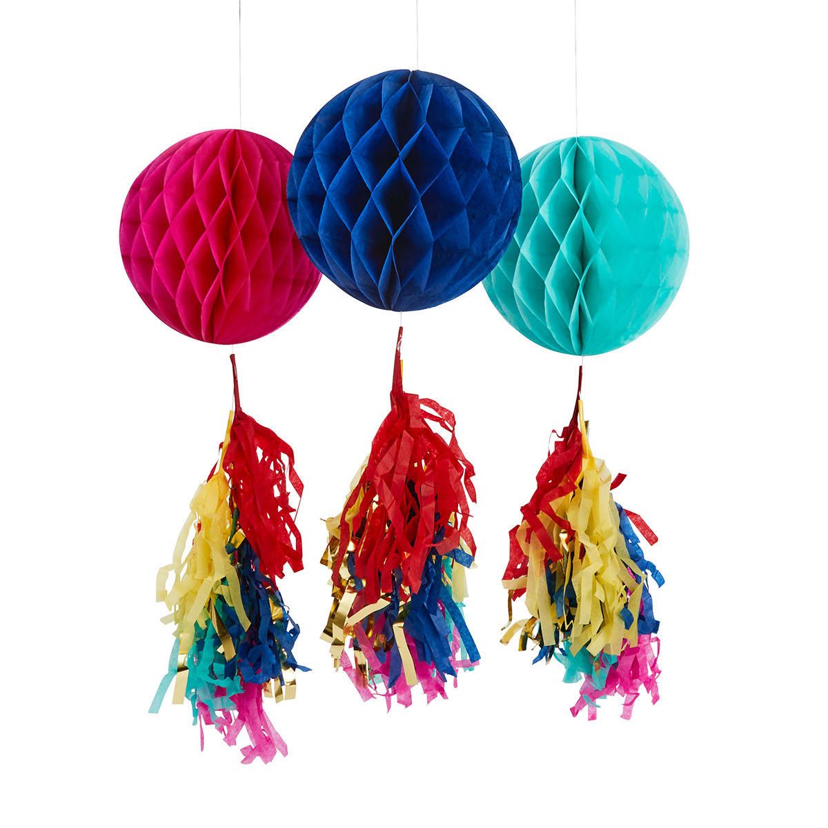 3 Piece Honeycombs and Tassels