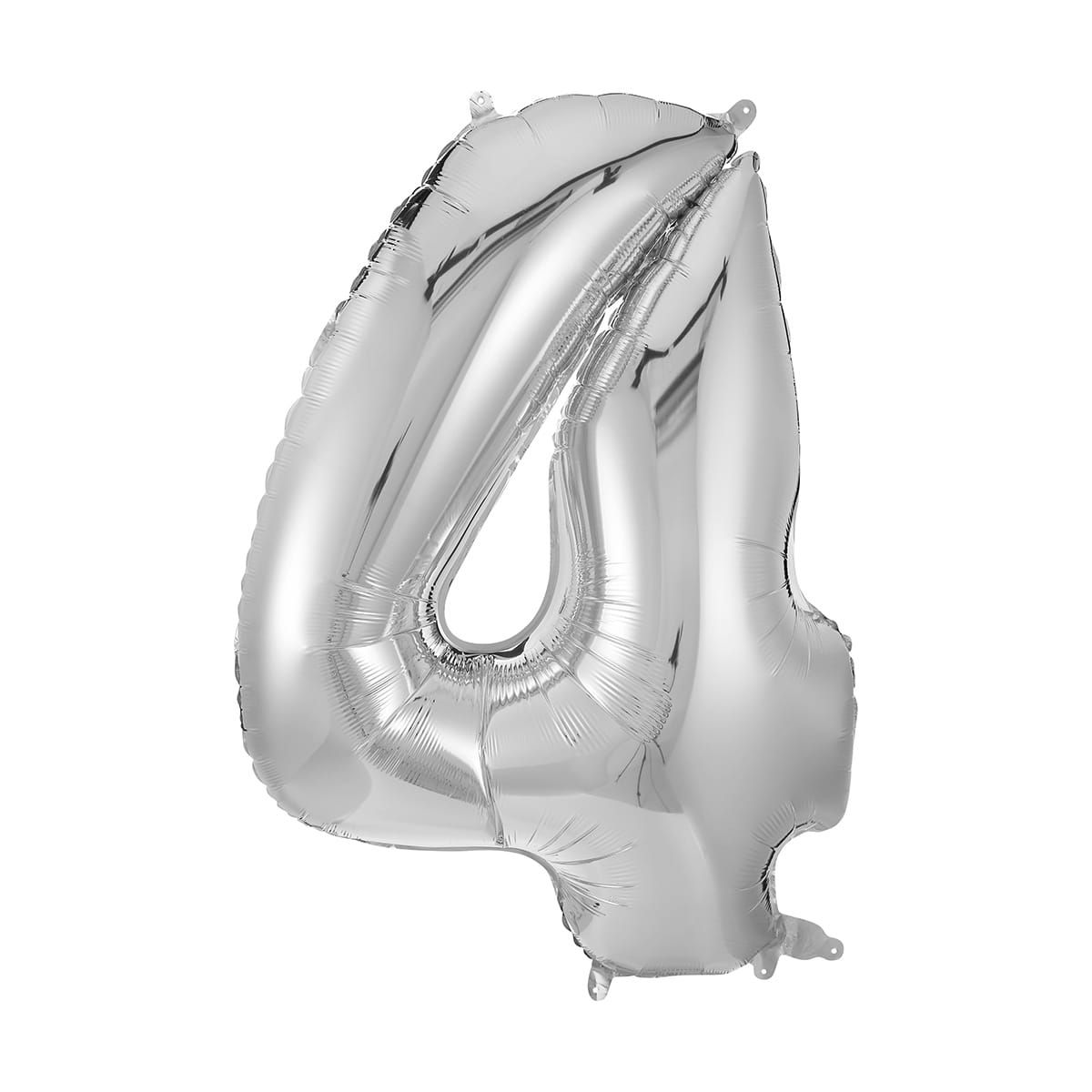 Giant Number 4 Foil Balloon