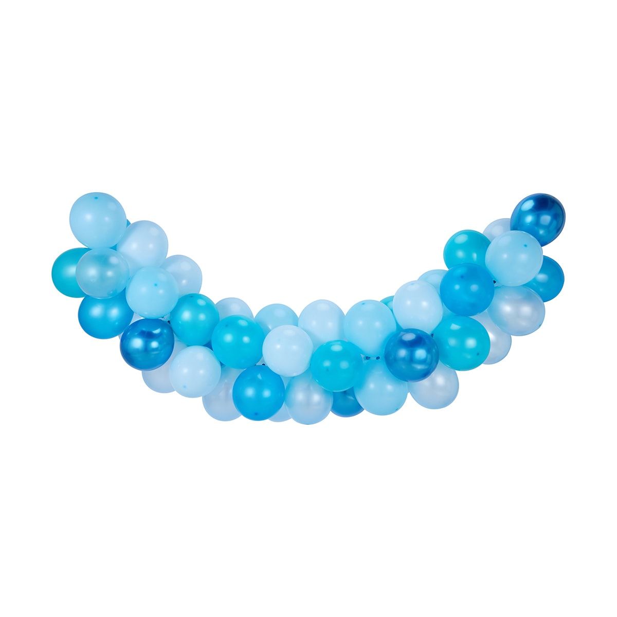 51 Piece Blue Balloon Garland