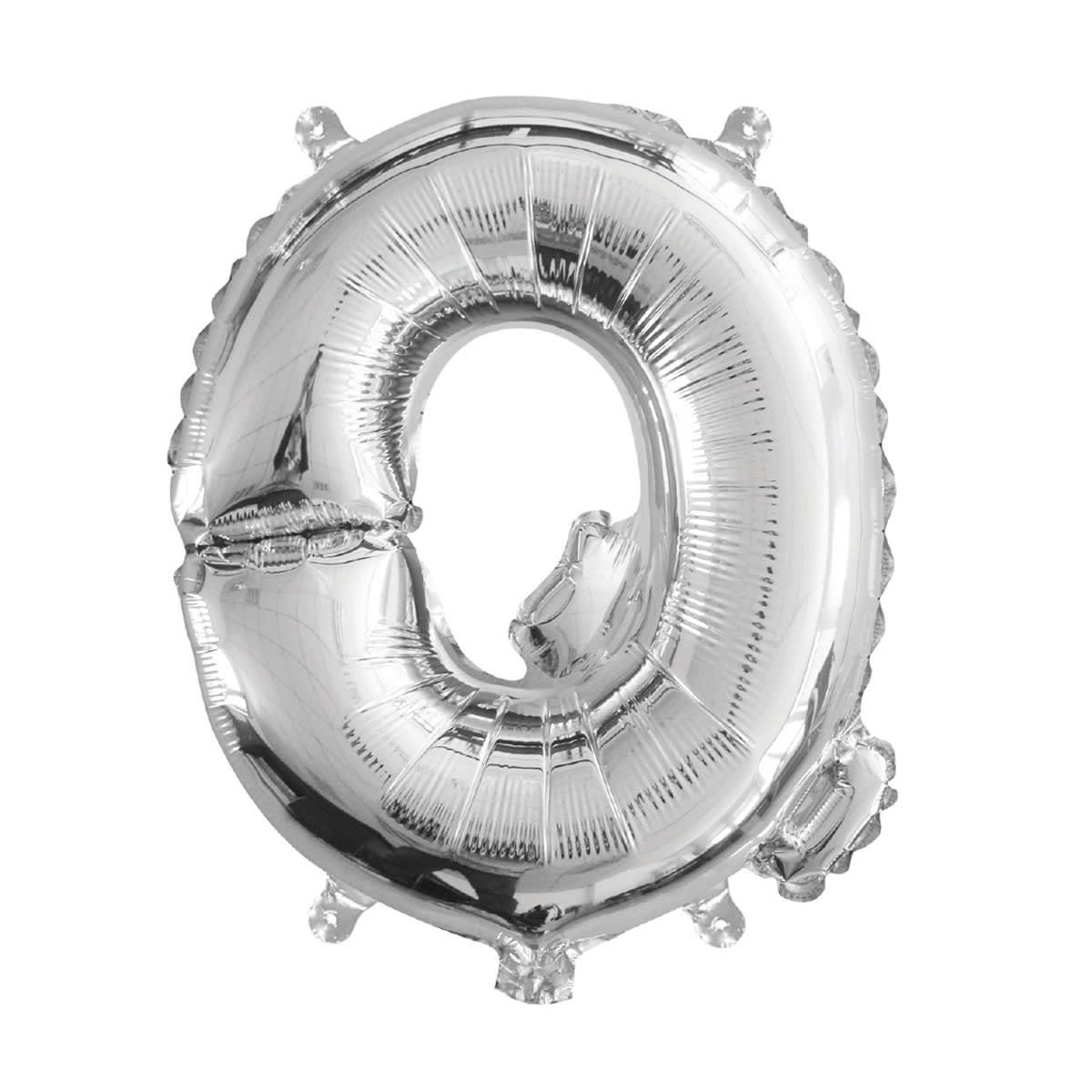 Inflated Letter Q Foil Balloon