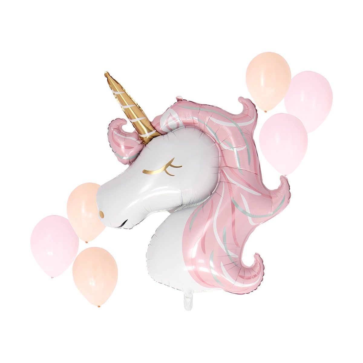 7 Piece Large Unicorn Foil Balloon