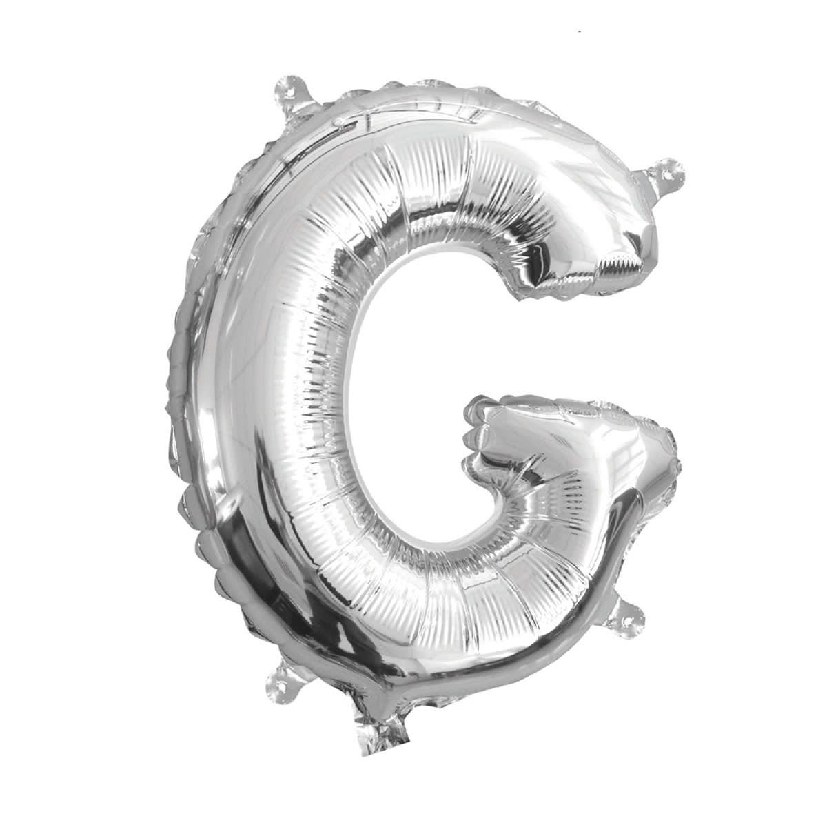 Inflated Letter G Foil Balloon