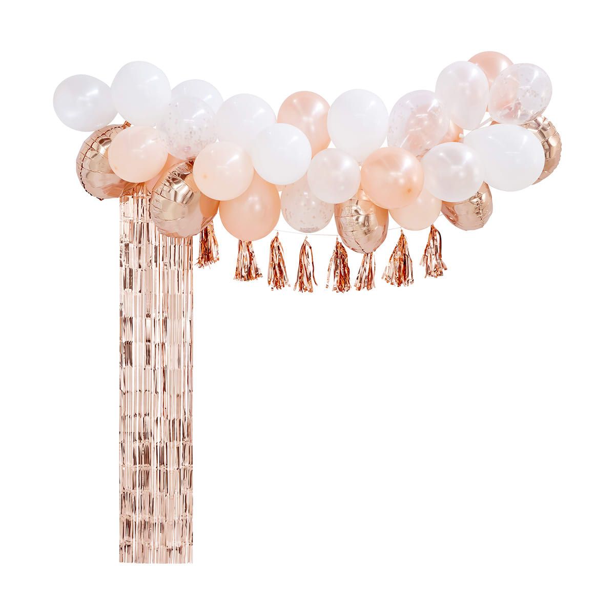 Rose Gold Mega Balloon Garland