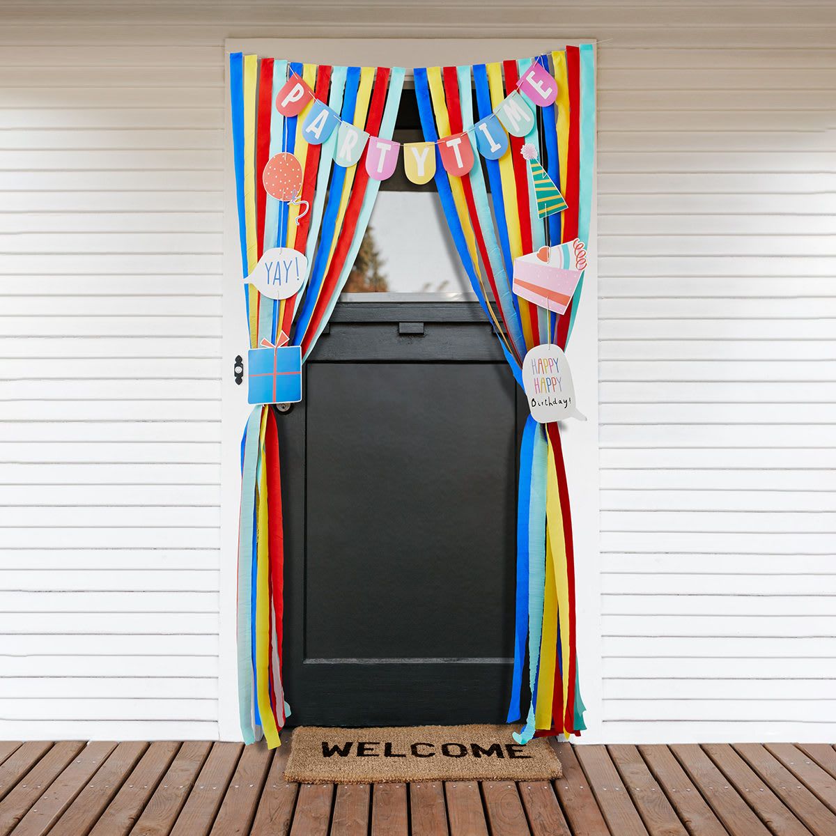7 Piece Party Time Door Decoration Set