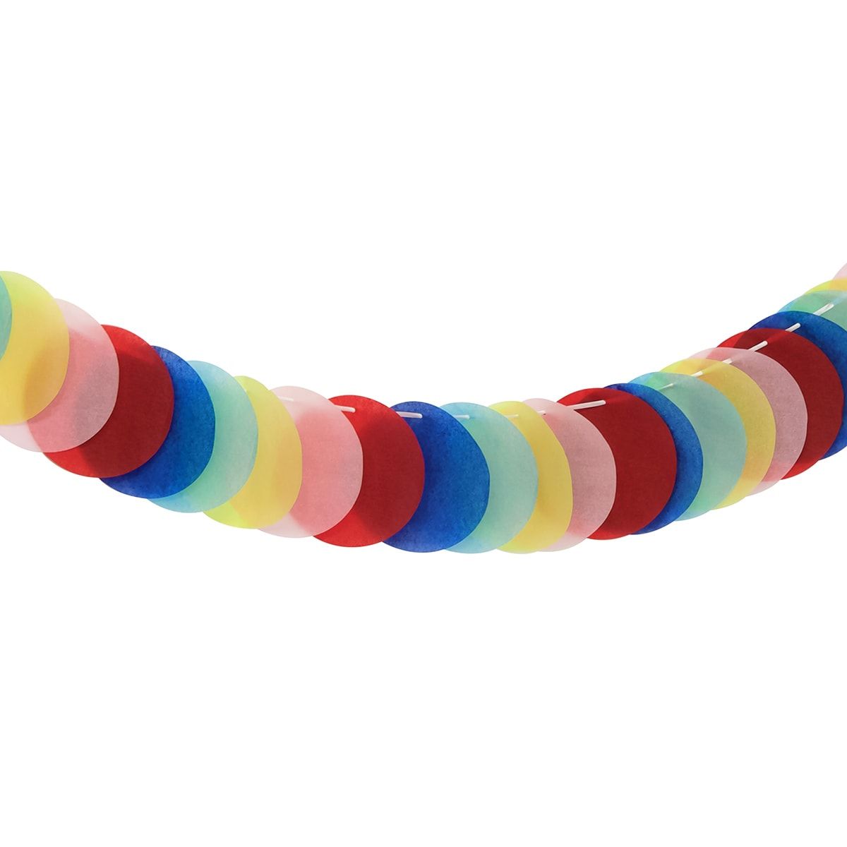 Tissue Garland - Brights