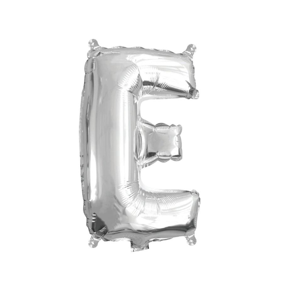 Inflated Letter E Foil Balloon