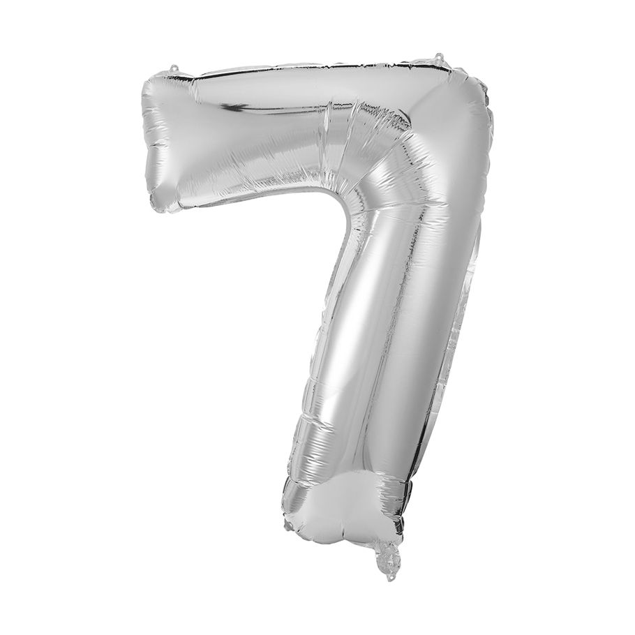 Giant Number 7 Foil Balloon