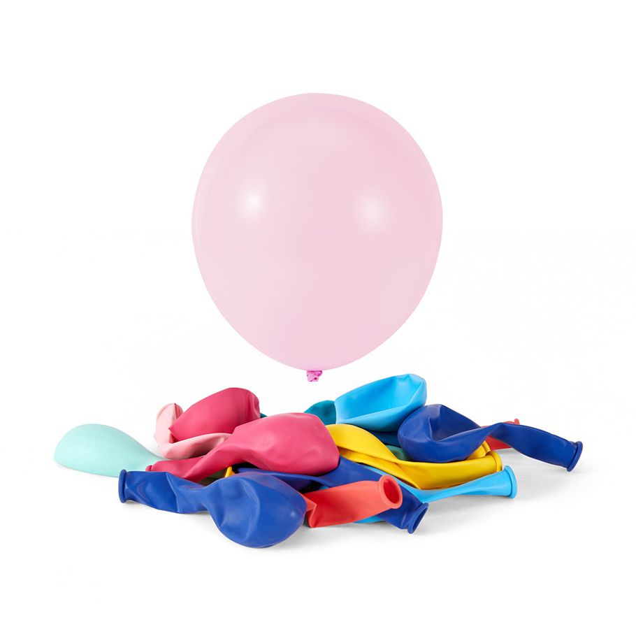 50 Piece Brights Assorted Balloons