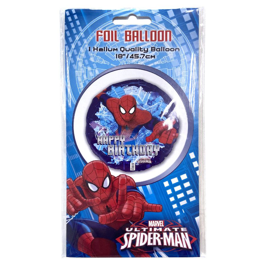 Marvel Ultimate Spider-Man Happy Birthday Foil Balloon