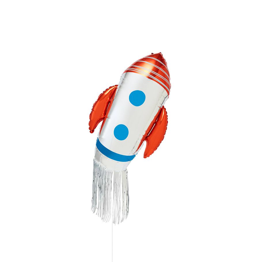 2 Piece Rocket Foil Balloon