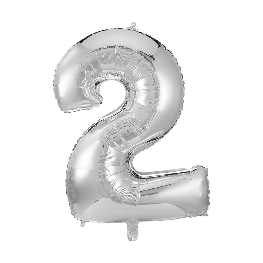 Giant Number 2 Foil Balloon