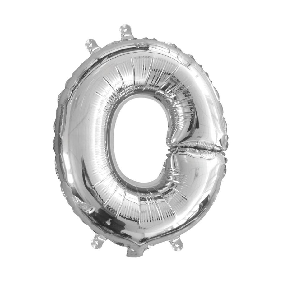 Inflated Letter O Foil Balloon