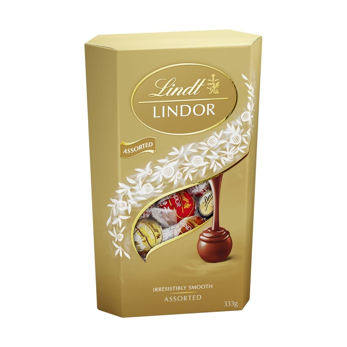 Lindt Lindor Assorted Chocolate Cornet 333g