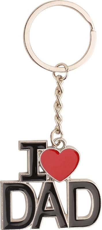 RainSound I love Dad Metal Key Chain
