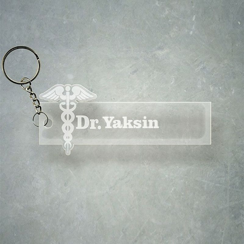 SY Gifts Doctor Logo Desigh With Yaksin Name Key Chain