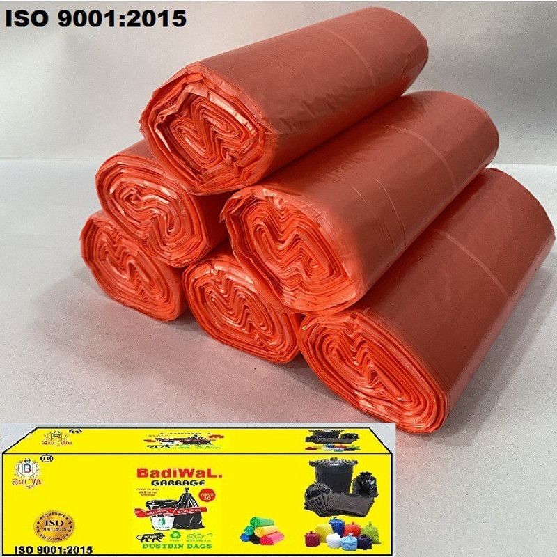 MJ Exim pack of 6 red coloured garbage bags Medium 13 L Garbage Bag  (180Bag )