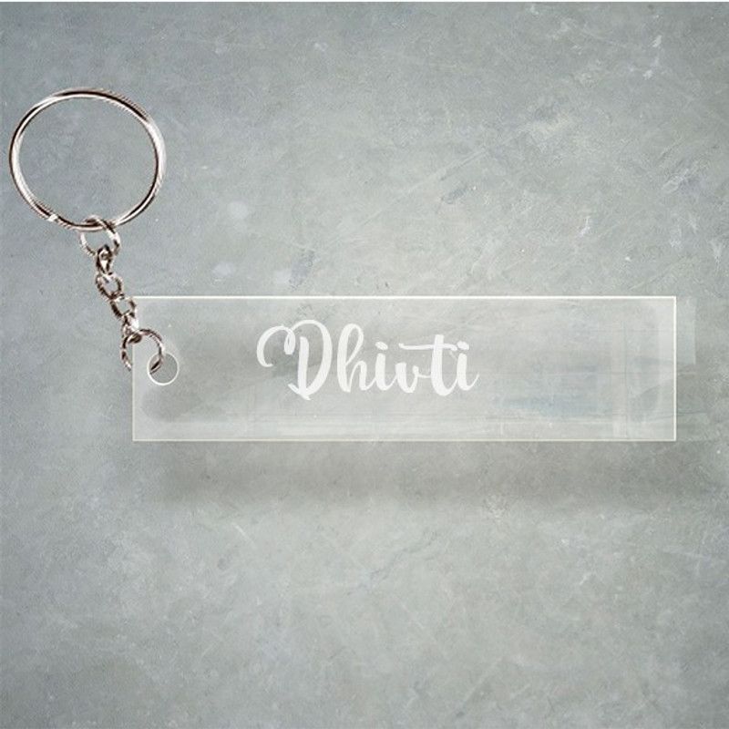 SY Gifts Dhivti T Name Keychain F1 6842 Key Chain