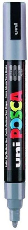 uni-ball POSCA 5M GREY MARKER PEN  (Set of 1, Grey)